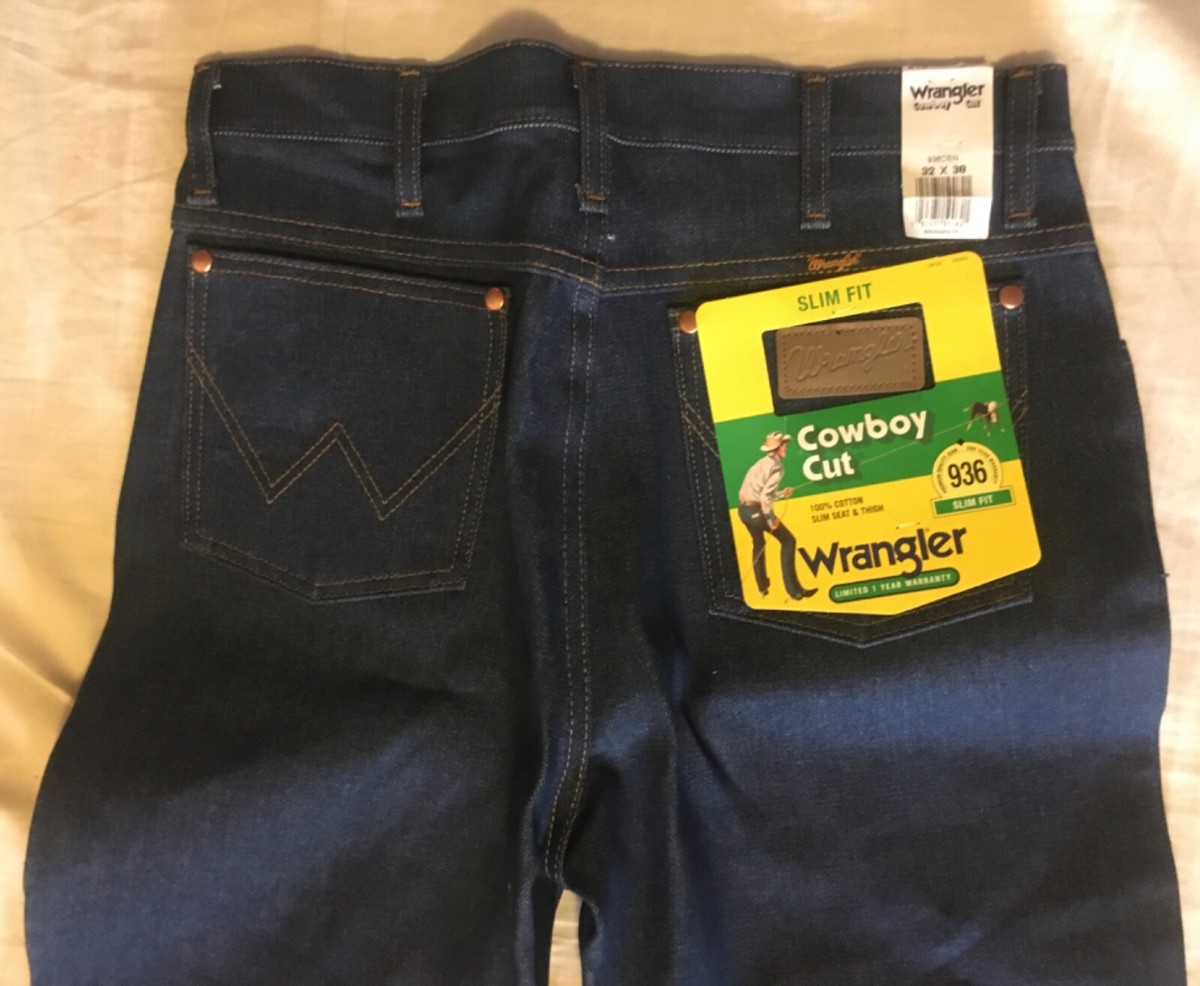 WRANGLER Vintage Deadstock NWT Vintage Slim Fit Cowboy Cut Jeans