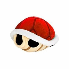 Mario Kart Peluche Cáscara Tortuga Roja Nuevo. Oficial. Suave. Grande 10" x 7"
