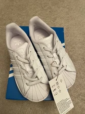 NIB Adidas Superstar EL I Originals Toddler/Kids Unisex White