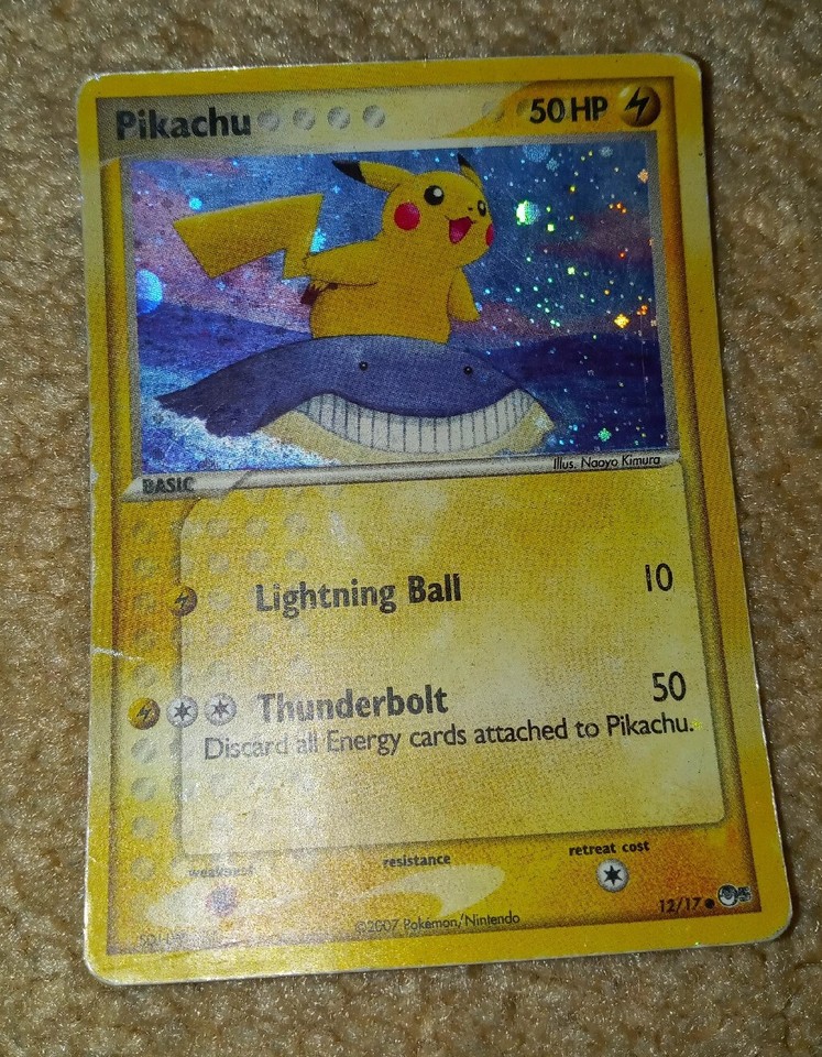HP Pop Series 5 Pikachu Holo Upside Down Print ERROR 2007 Misprint ...