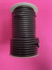 1/8 I.D x 1/16 WALL x 1/4 O.D black 50' rubber latex tubing