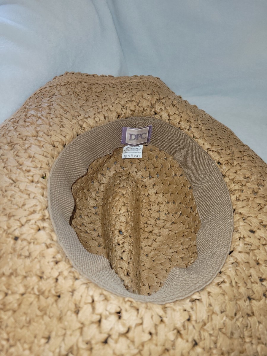 Dorfman Pacific Co DPC 100% Paper Western Boho Sun Hat  display picture 1