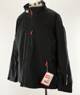 HELLY HANSEN Womens Black CREW MIDLAYER Water Resistant Jacket 4XL NWT