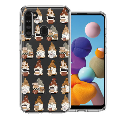 For Samsung Galaxy A21 Coffee Gnomes Latte Americano Espresso Case