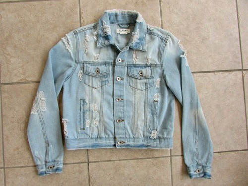 CI SONO Womens Distressed Denim Jean 
