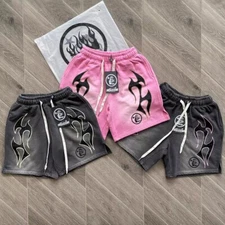 Hell Studios star shorts fashion Style casual sports men women washing shorts