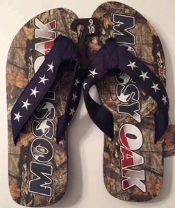 mossy oak flip flops