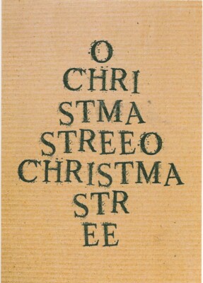''O Christmastree'' - Postkarte aus der ''Christmas is back in town''-Serie (P&C)