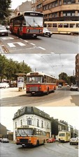 SNCV - NMVB  - 3 x photos bus  ( St job,Uccle,Chapelle St Germain )   ( B3 )