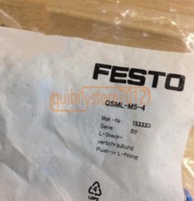 10PCS New FESTO QSML-M5-4 153333 Push-In Fittings