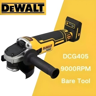 DeWalt DCG405NT 20V MAX M10 125mm Cordless Brushless Flathead Grinder- Bare Unit