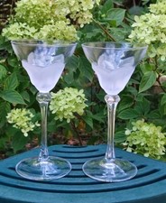 2 CHANDELIERS EN CRISTAL JG