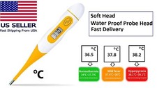 Child and baby adult electronic thermometer soft head ONLY Celsius 