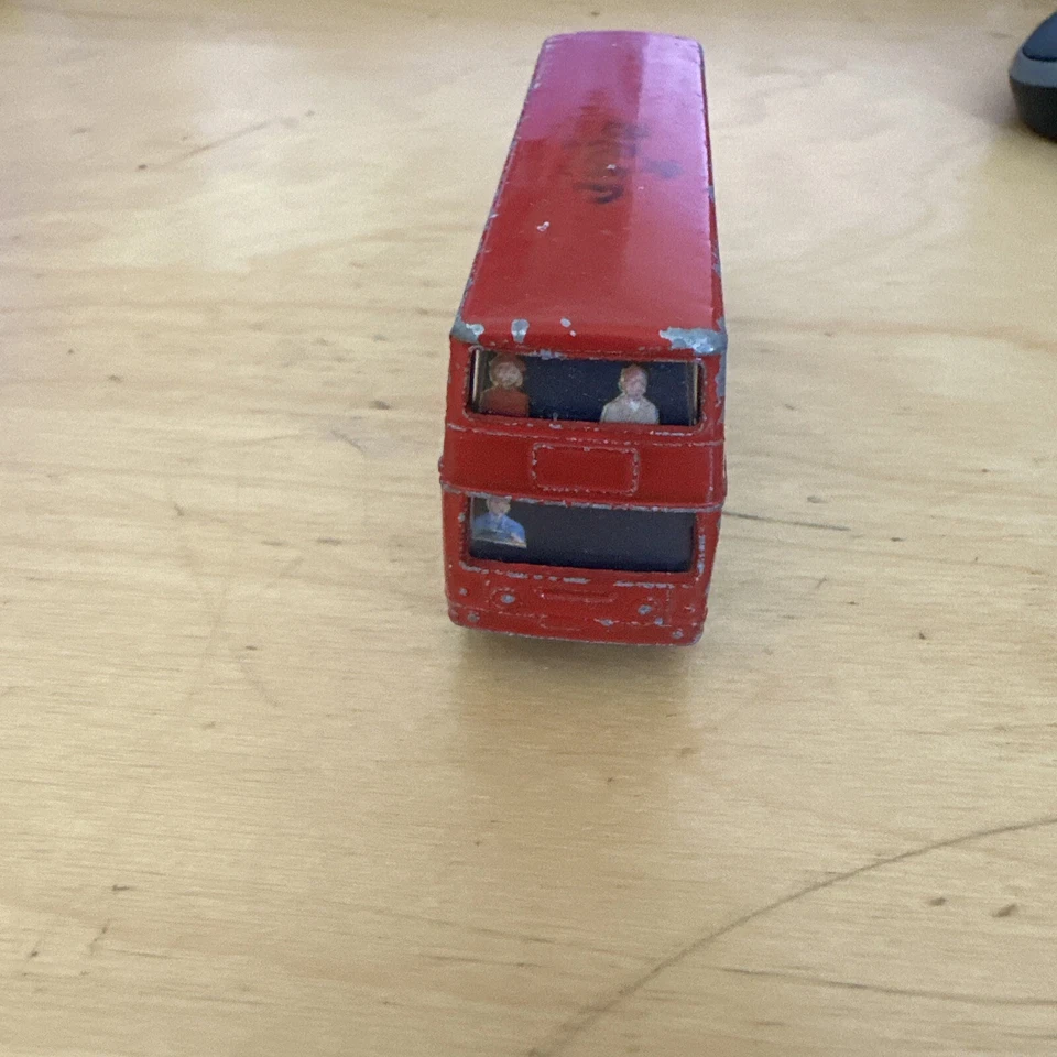Corgi Juniors Daimler Fleetline London Double-Decker Coke-Cola Bus (Red 1:64) #1 - Image 3 of 4
