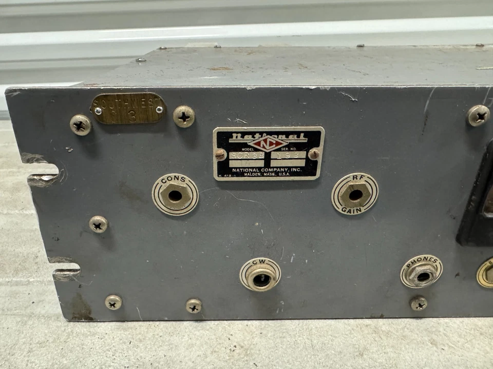 Receptor de canal único National Radio Co. SCR 3B - Imagem 2 de 4
