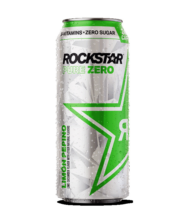 Rockstar Energy Drink Pure Zero, 4 Flavor Zero Sugar Variety Pack