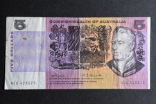 Australia $5 5 Five Dollars 1969 Phillips Randall Banknote NEU - Very Good