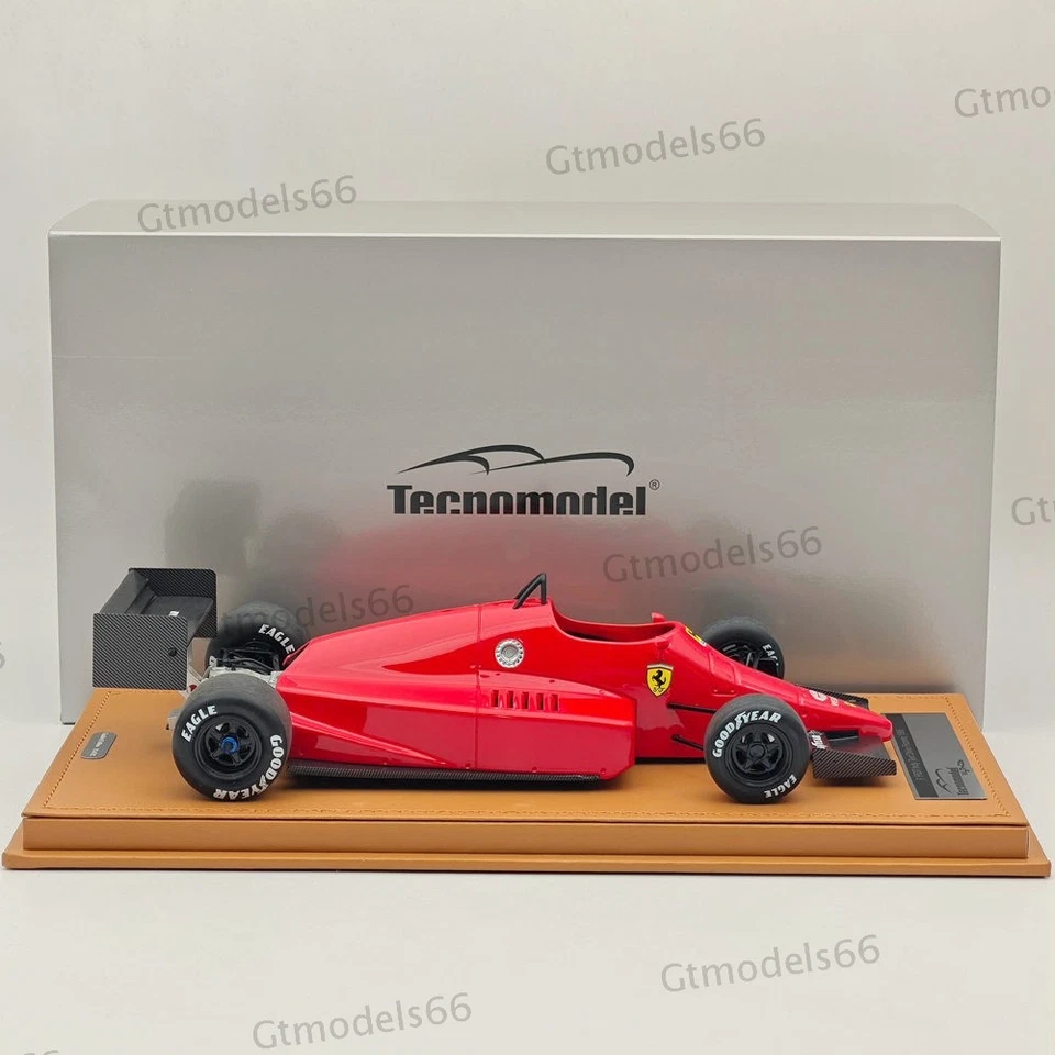 1/18 Tecnomodel Ferrari F1 F637 INDY #0 TEST DRIVE FIORANO 1986 Red Resin Model - Image 3 of 4