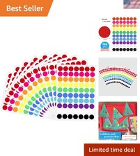 Durable 700 PCS Color Coding Labels - 10 Assorted Colors for Versatile Use