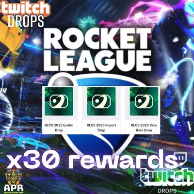 🌏Rocket League🌟[TW DROPS] ♨️TOTAL 30 ITEMS♨️Import X10+Very Rare X12+Exotic x8