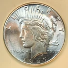 1927 P PEACE DOLLAR! FLAWLESS SUPERB GEMBU+++ BLAST WHITE BLAZER$ WOW NR #60493