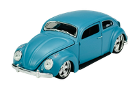 Maisto Design Vw Volkswagen Beetle Blau 1:24 Die Cast Metal Model Neu Kasten