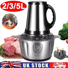 2/3/5L Electric Meat Grinder Mincer Mixer Blender Food Chopper Processor Blender