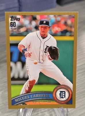 Miguel Cabrera 2011 Topps Series One Gold /2011 #150 Detroit Tigers