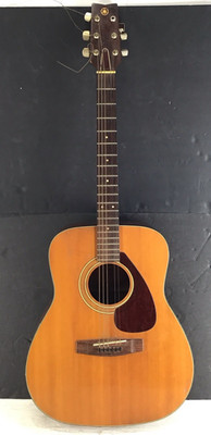 Vintage Yamaha FG-160 Black Label Series Acoustic Guitar Missing