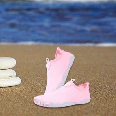 2 Stück Damen Wasserschuhe Mehrzweck Pool Schuhe Pink für Kajak Yoga Tauchen