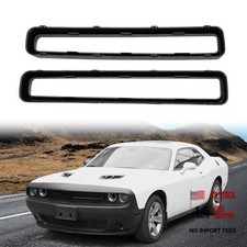 Front Grille Inserts Trim Cover for Dodge Challenger Accessories 2015-2024 ,