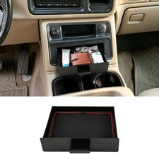 Center Console Storage Black For Chevrolet Silverado Tahoe For Gmc Sierra 03-06