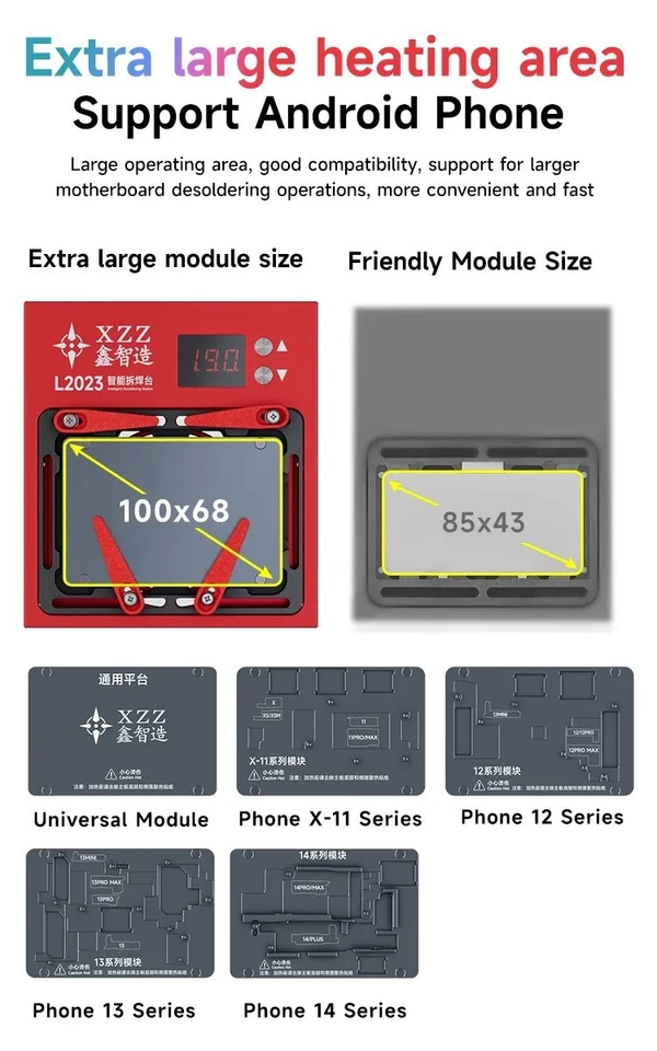 iPhone Motherboard PreHeater HotPlate AIO Universal X-15 Series XZZ L2023 UK - Image 4 of 4