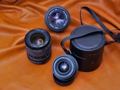 #2255 verschiedene Objektive PK Mount Zoom und Prime