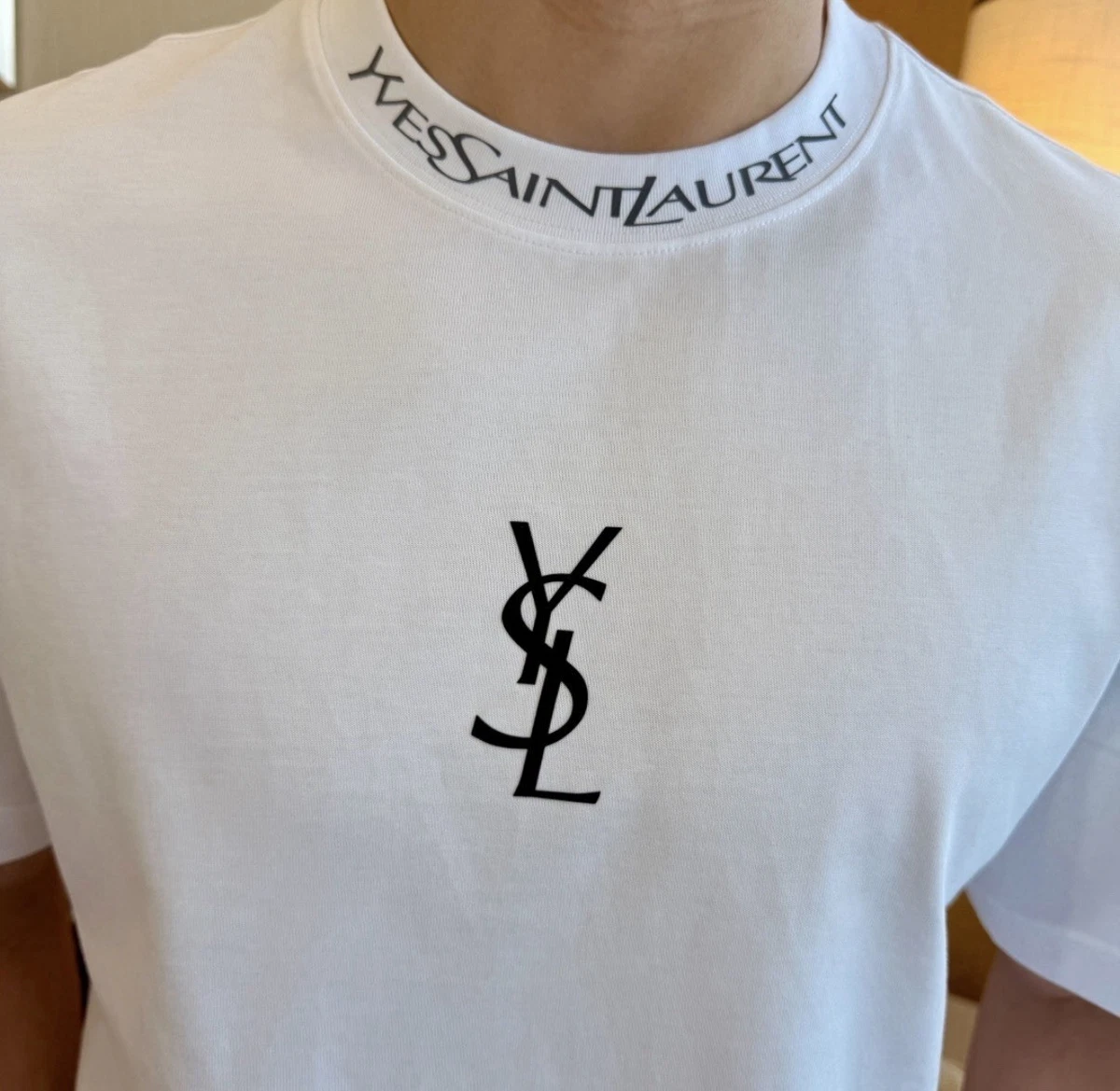 ysl logo t shirt products for sale | eBay