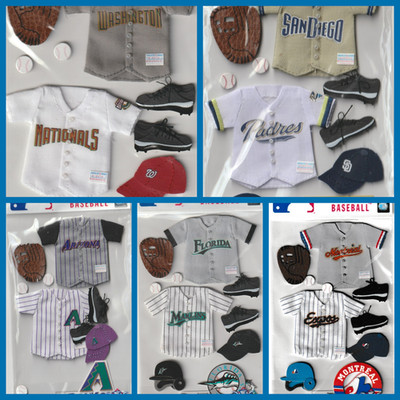Jolee's Boutique '' Major League Baseball'' Dimensional Scrapbook Stickers