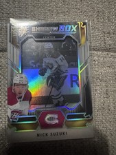 2021-22 UD SPx Shadow Box NICK SUZUKI Montreal Canadiens Card# SB-32