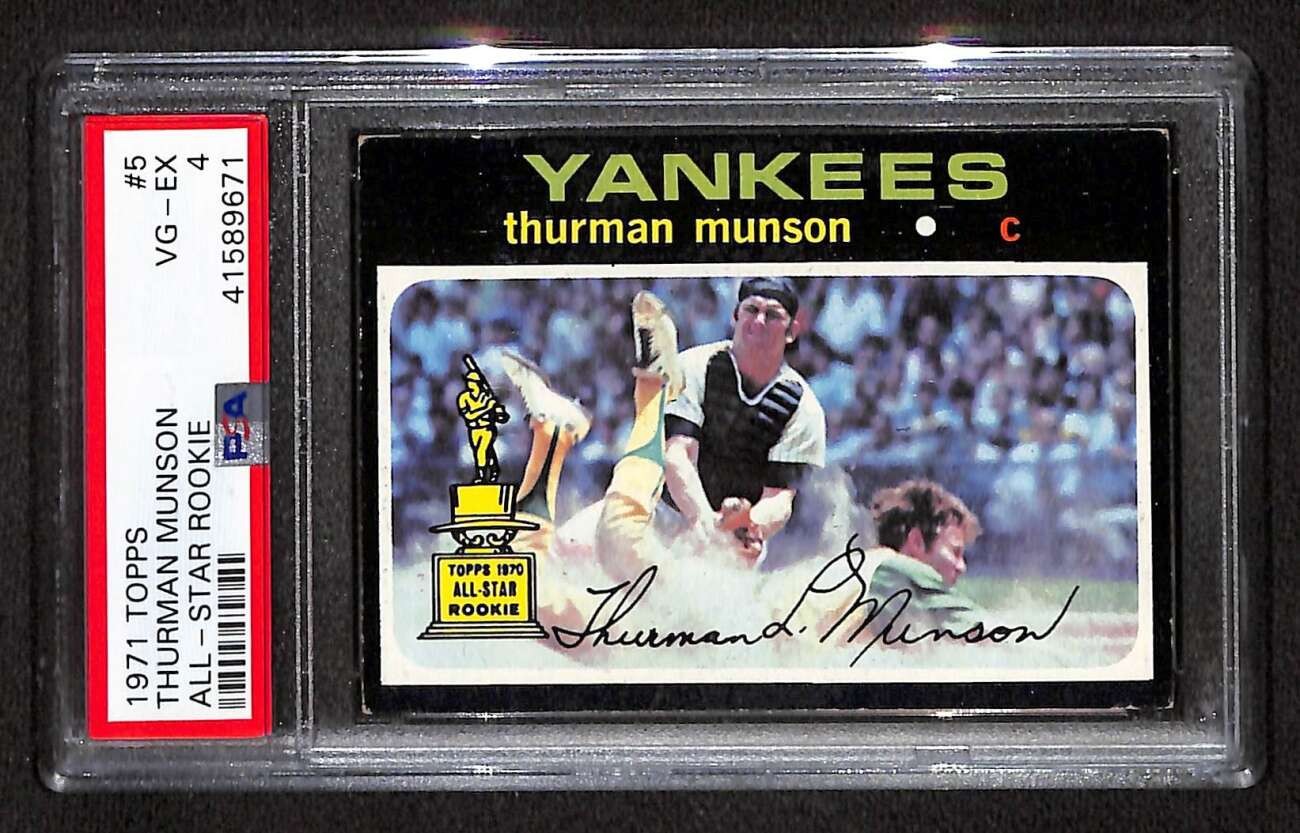 1971 Topps #5 Thurman Munson  PSA 4 VGEX C106140