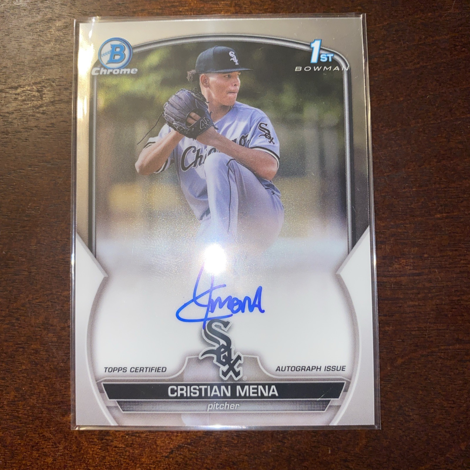 2023 Bowman Chrome Prospect Auto Cristian Mena #CPA-CM Auto Z13