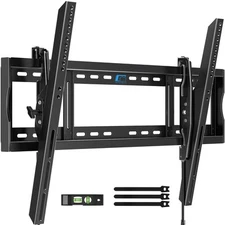 Tilt Tv Wall Mount For Most 48120 Inch Flat Curved Tvs Heavy Duty Tv Mount Up To