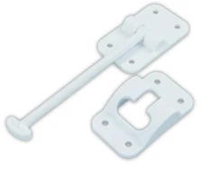 Jr Products 10444 Plastic T Style Door Holder   Polar White  6