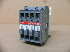 Abb Contactor A16-30-10 R88 230-240V 50Hz 240-260V 60Hz 4 Pole 30A 9Kw 15Hp