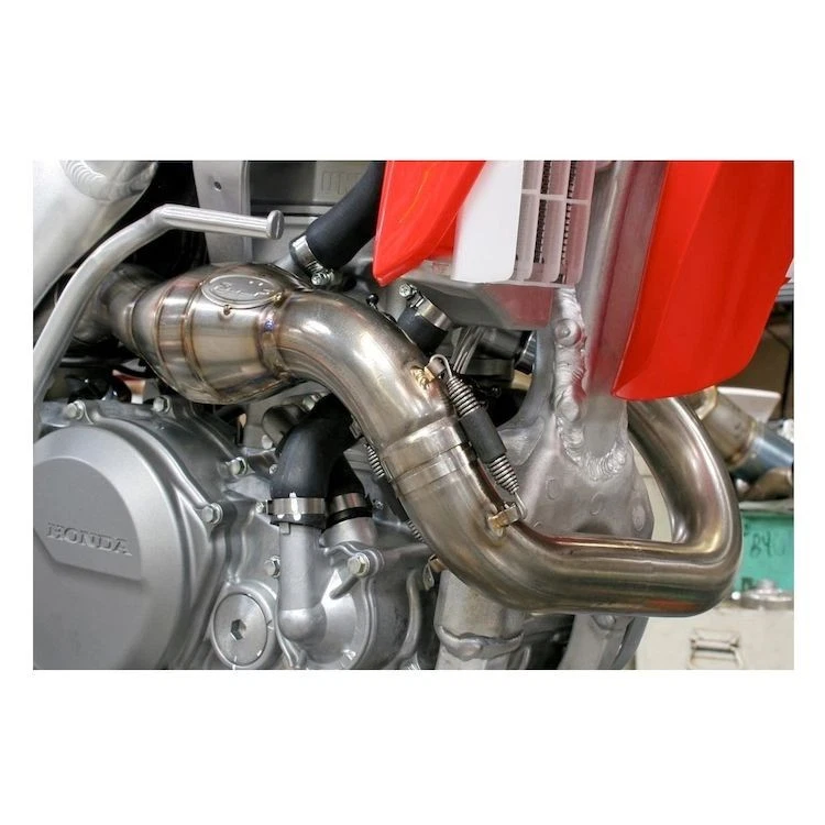 Sistema de tubo de escape completo FMF Factory 4.1 Ti azul Honda CRF450R CRF 450 2011-2012 Foto 4 de 4