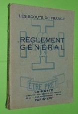 1935 SCOUT SCOUTISME CAMP MEUTE PATROUILLE SCOUTS FRANCE REGLEMENT GENERAL HUTTE