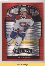 2020-21 Upper Deck Allure Rookie Red Rainbow Jake Evans #76 READ 8tn