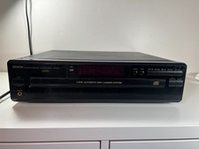 Denon DCM-370 5-Disc CD Changer HDCD Coaxial Out Black No Remote