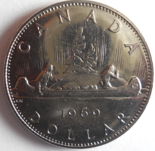 1969 CANADA DOLLAR - AU/UNC - Excellent Coin - Lot #M27