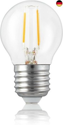 Hellum LED Lampe E27 mit 2.5W Ersatz für 25W Glühbirne, Mini Globe 250 Lumen 2
