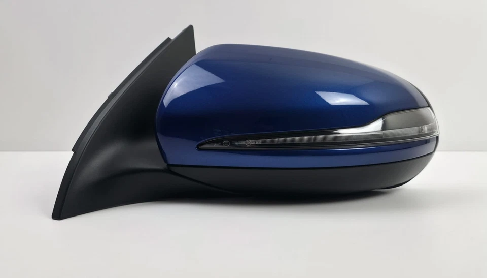 MERCEDES BENZ GLA MK2 H247 LCI 2024 LEFT PASSENGER WING MIRROR BLUE 16 PIN OEM - Image 3 of 4