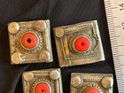 Yemen Silver 6 Pendants Coral Fine Silver Granulation High Content — photo 4